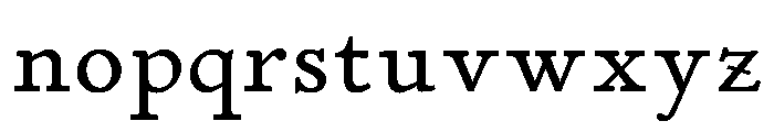 Stickley 2 Font LOWERCASE