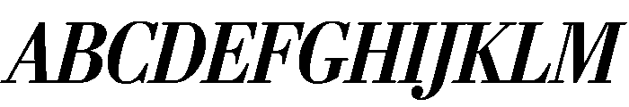 Stilson Bold Italic Font UPPERCASE
