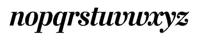 Stilson Bold Italic Font LOWERCASE