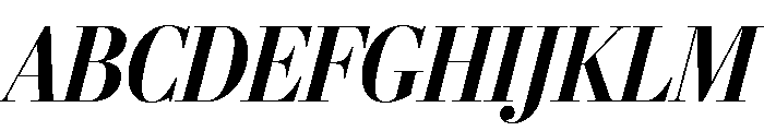 Stilson Display Bold Italic Font UPPERCASE