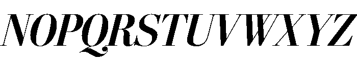 Stilson Display Bold Italic Font UPPERCASE