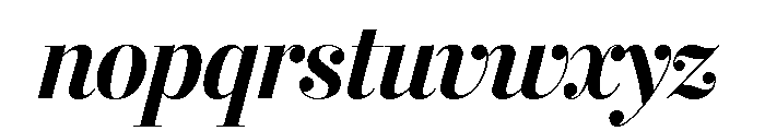 Stilson Display Bold Italic Font LOWERCASE
