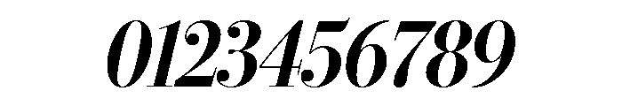 Stilson Display Condensed Bold Italic Font OTHER CHARS