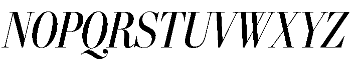 Stilson Display Condensed Regular Italic Font UPPERCASE