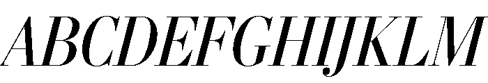 Stilson Display Regular Italic Font UPPERCASE