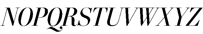 Stilson Display Regular Italic Font UPPERCASE