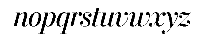 Stilson Display Regular Italic Font LOWERCASE