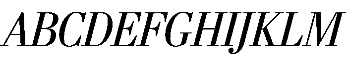 Stilson Regular Italic Font UPPERCASE