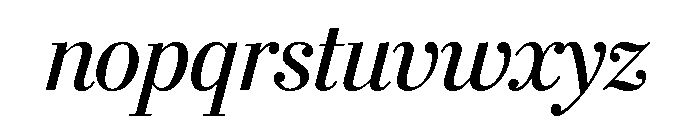 Stilson Regular Italic Font LOWERCASE