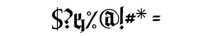 Sting Regular Font OTHER CHARS