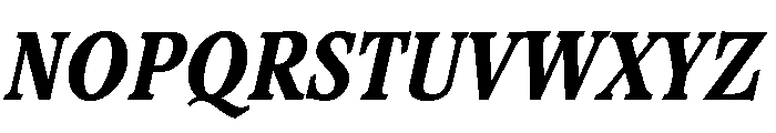 Stirling Bold Italic Font UPPERCASE
