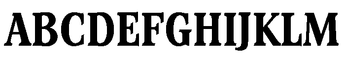 Stirling Bold Font UPPERCASE