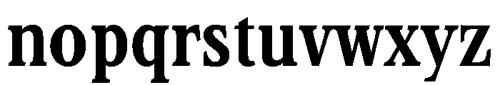Stirling Bold Font LOWERCASE