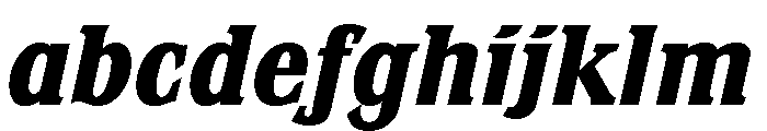 Stirling Extra Bold Italic FONT