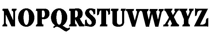 Stirling Extra Bold Font UPPERCASE