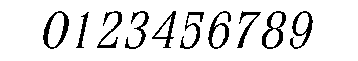 Stirling Light Italic Font OTHER CHARS