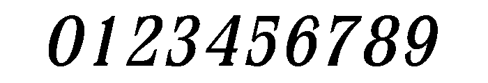 Stirling Medium Italic Font OTHER CHARS