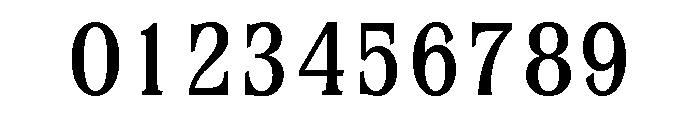 Stirling Medium Font OTHER CHARS