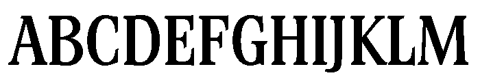 Stirling Medium Font UPPERCASE