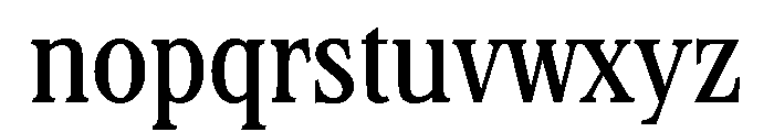Stirling Medium Font LOWERCASE