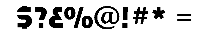Stop Regular Font OTHER CHARS