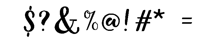 Storyteller Brush Regular Font OTHER CHARS