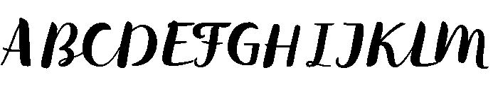 Storyteller Brush Regular Font UPPERCASE