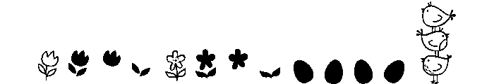 Storyteller Ornaments Spring FONT