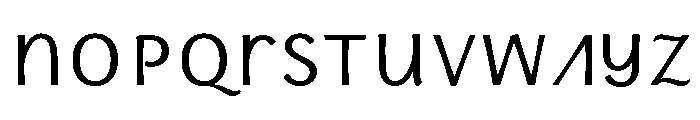 Storyteller Sans Bold Font LOWERCASE