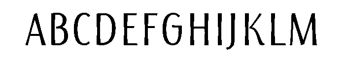Storyteller Sans Condensed Contrast Bold Font UPPERCASE