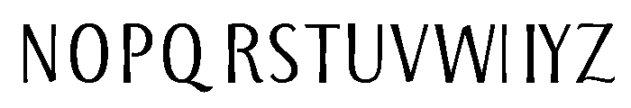 Storyteller Sans Condensed Contrast Bold Font UPPERCASE