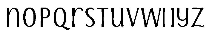 Storyteller Sans Condensed Contrast Bold Font LOWERCASE