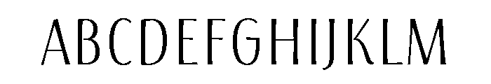 Storyteller Sans Condensed Contrast Font UPPERCASE