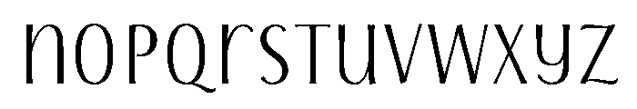Storyteller Sans Condensed Contrast Font LOWERCASE
