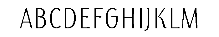Storyteller Sans Condensed Semi Bold Font UPPERCASE