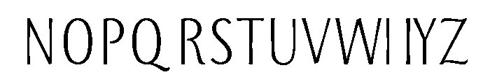 Storyteller Sans Condensed Semi Bold Font UPPERCASE