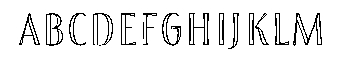 Storyteller Sans Engraved Font UPPERCASE