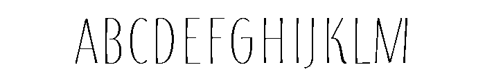 Storyteller Sans Extra Condensed Light Font UPPERCASE