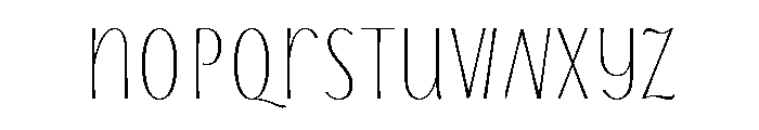 Storyteller Sans Extra Condensed Light Font LOWERCASE