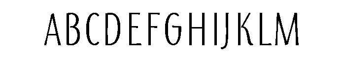 Storyteller Sans Extra Condensed Semi Bold Font UPPERCASE
