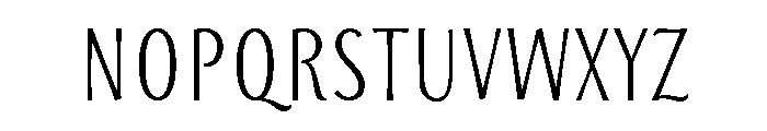 Storyteller Sans Extra Condensed Semi Bold Font UPPERCASE