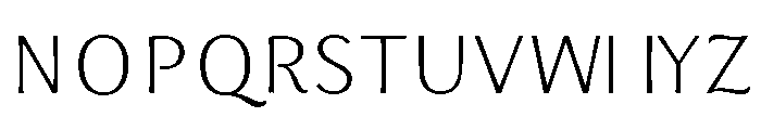 Storyteller Sans Regular Font UPPERCASE