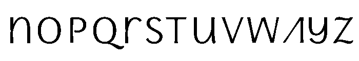 Storyteller Sans Semi Bold Font LOWERCASE