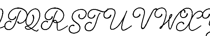 Storyteller Script Bold Casual Font UPPERCASE