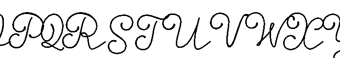 Storyteller Script Bold Font UPPERCASE