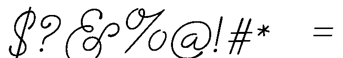 Storyteller Script Light Font OTHER CHARS