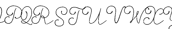 Storyteller Script Light Font UPPERCASE