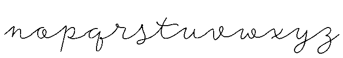 Storyteller Script Light Font LOWERCASE