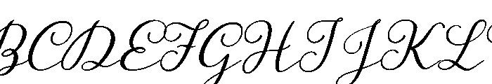Storyteller Script Regular Casual Font UPPERCASE