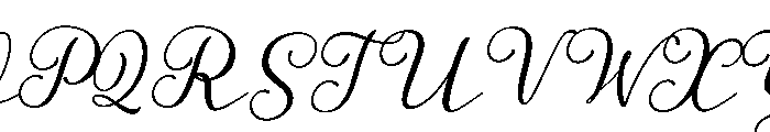 Storyteller Script Regular Casual Font UPPERCASE